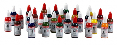 Farbtöne von MIXOL® zum abtönen verschiener Farben Fassadenfarbe Dispersionen
